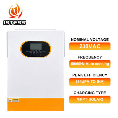 5.5kw 6.2kw 48V Hybrid Solar Inverter Single Phase MPPT Pure Sine Wave Off Grid Solar Inverter Fast 10ms Transfer Time